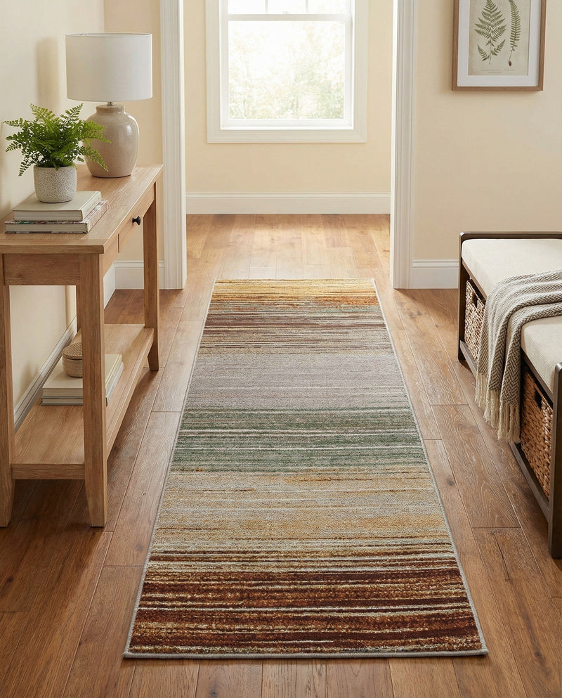 Urban Terrace Collection Area Rug -  Corsica Runner Multi  lifestyle 44