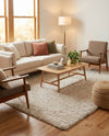 Eternal Plush Oasis Collection Area Rug -  Tranquility (Linen) Rectangle Linen  lifestyle 4