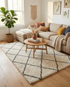 Casablanca Comfort Collection Area Rug -  Tangier Rectangle Pure Ivory  lifestyle 12