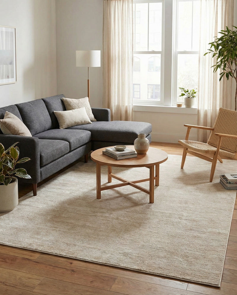Bloomsbury Elegance Collection Area Rug -  Kensington (Ivory) Rectangle Ivory  lifestyle 11