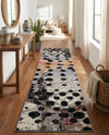Urban Terrace Collection Area Rug -  Piazza Runner White and Black  lifestyle 52