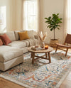 Seville Stripes Collection Area Rug -  Malaga (Ivory) Rectangle Ivory  lifestyle 8