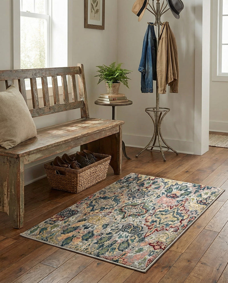 Savannah Elegance Collection Area Rug -  Forsyth Rectangle Multi  lifestyle 20