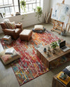 Trellis Mosaic Collection Area Rug - Arborville (Multi) Square Multi  lifestyle 47