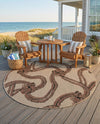 Seaside Haven Rugs Collection Area Rug -  Dunes Round Beige  lifestyle 48