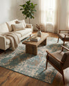 Gobi Sands Collection Area Rug - Dunhuang Rectangle Green  lifestyle 15