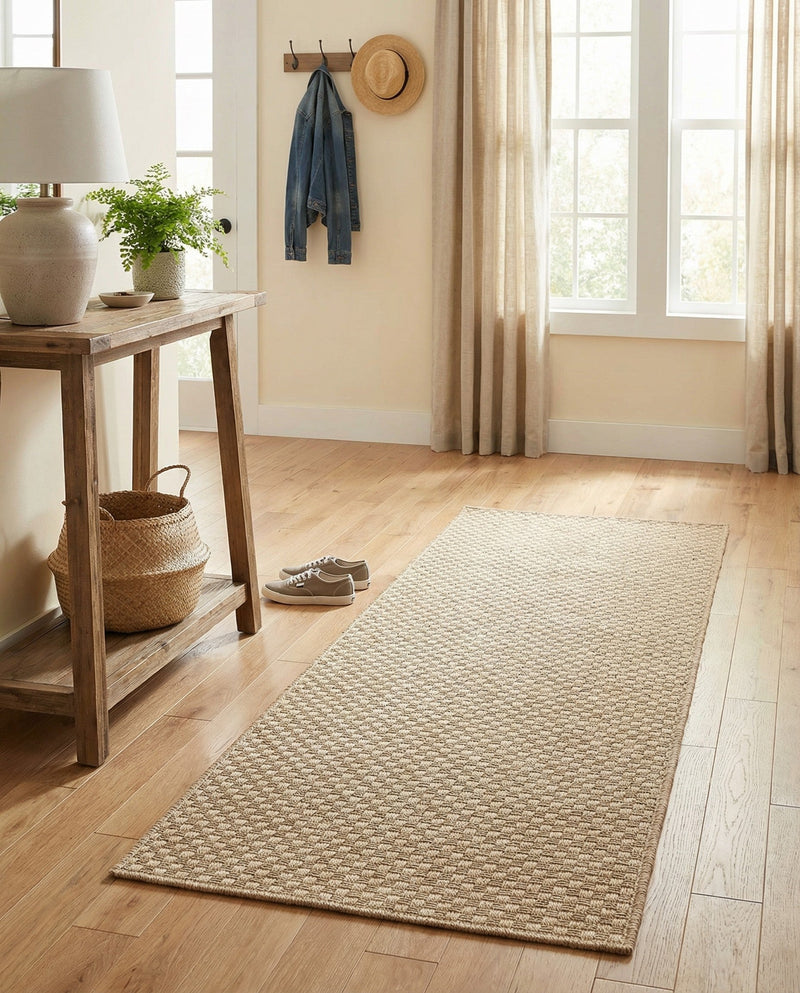 Sahara Sands Collection Area Rug -  Rosetta Runner Natural  lifestyle 52