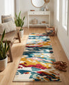 Outdoor Marrakesh Collection Area Rug -  Meknes Runner Multi  lifestyle 62