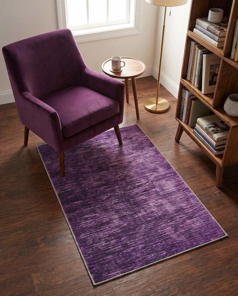 Sahara Essence Collection Area Rug - Oasis (Purple) Rectangle Purple  lifestyle 27