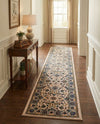 Casablanca Tapestry Collection Area Rug -  Marrakech (Ivory) Runner Ivory  lifestyle 26
