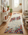 Chromatic Oasis Collection Area Rug -  Blush Runner Multi  lifestyle 72