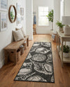 Seaside Haven Rugs Collection Area Rug -  Lighthouse (Black and White) Runner Black and White  lifestyle 53