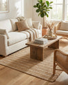 Sequoia Handwoven Jute Collection Area Rug - Briarwood Rectangle Natural  lifestyle 5