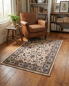 Casablanca Tapestry Collection Area Rug -  Marrakech (Ivory) Rectangle Ivory  lifestyle 18