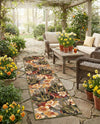 Seaside Blooms Collection Area Rug - Eden Runner Multi  lifestyle 51