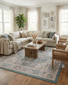 Caribbean Breeze Collection Area Rug -  Andros Rectangle Gray  lifestyle 7