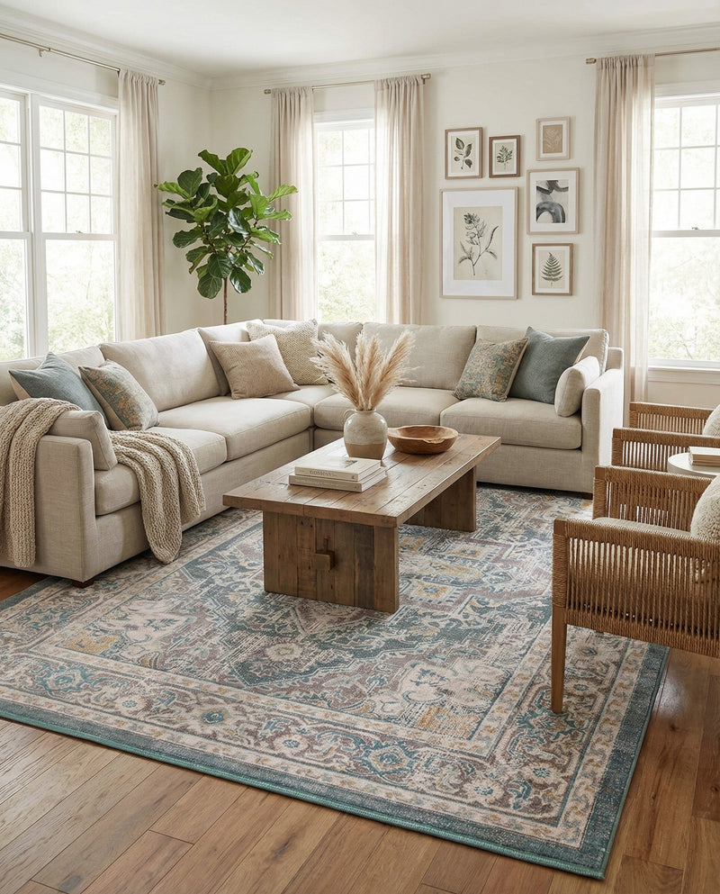 Caribbean Breeze Collection Area Rug -  Andros Rectangle Gray  lifestyle 7