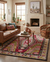 Sedona Vista Collection Area Rug -  Anasazi Rectangle Multi  lifestyle 20
