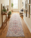 Vintage Memories Collection Area Rug - Echoes Runner Beige pink  lifestyle 46
