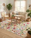 Seaside Blooms Collection Area Rug -  Meadow Rectangle Multi  lifestyle 23