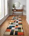 Outdoor Marrakesh Collection Area Rug -  Tangier Runner Multi  lifestyle 47