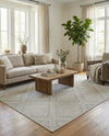 Savannah Pergola Collection Area Rug -  Eden Rectangle Light Gray  lifestyle 26