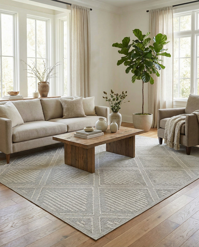Savannah Pergola Collection Area Rug -  Eden Rectangle Light Gray  lifestyle 26
