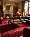 Samarkand Elegance Collection Area Rug -  Ark Square Red  lifestyle 25