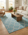 Savannah Pergola Collection Area Rug - Arbor (Aquamarine) Rectangle Aquamarine  lifestyle 4