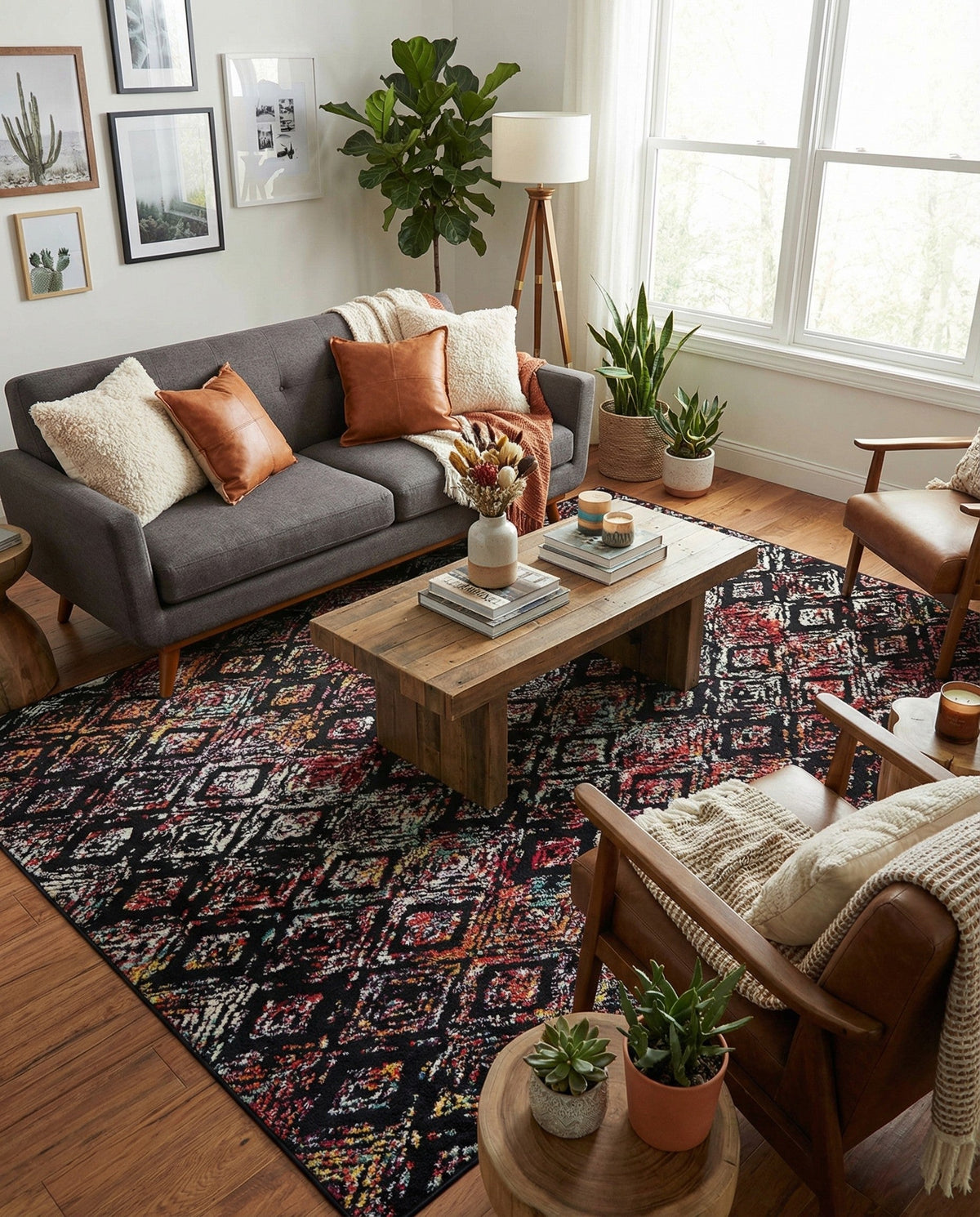 Brighton Terrace Collection Area Rug -  Ovingdean Rectangle Multi  lifestyle 7