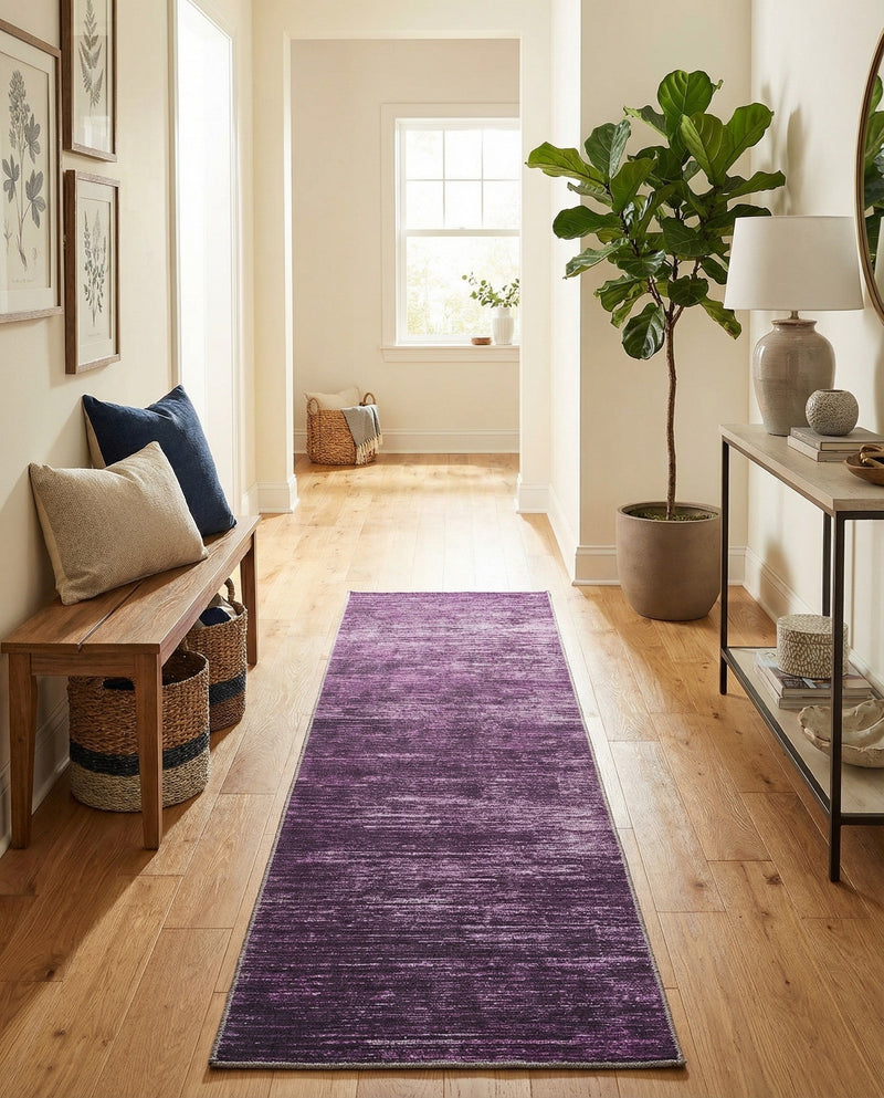 Sahara Essence Collection Area Rug - Oasis (Purple) Runner Purple  lifestyle 69