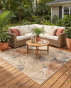Seaside Blooms Collection Area Rug -  Avalon Square Multi  lifestyle 46
