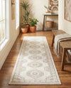 Savannah Elegance Collection Area Rug -  Tybee (Ivory) Runner Ivory  lifestyle 74