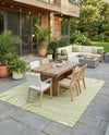 Urban Terrace Collection Area Rug - Soho Rectangle Green  lifestyle 77