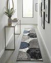 Copenhagen Edge Collection Area Rug -  Amager Runner Multi  lifestyle 50