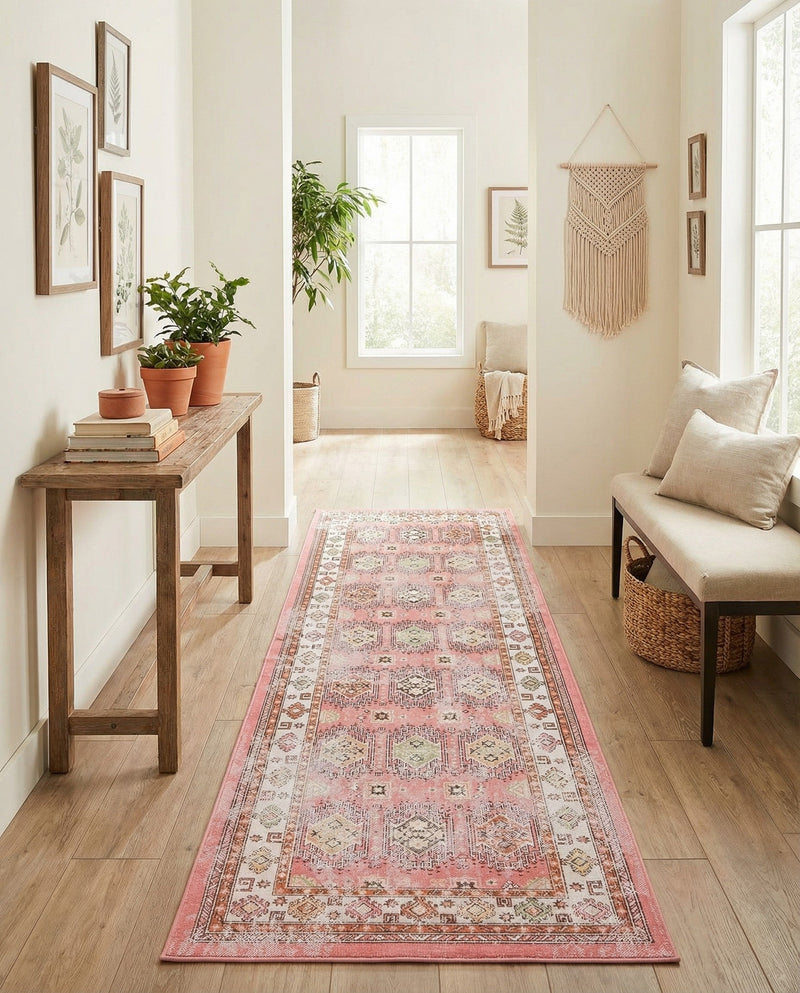 Copenhagen Comfort Collection Area Rug -  Sønderborg Runner Rose  lifestyle 32