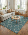 Savannah Pergola Collection Area Rug - Arbor (Teal) Rectangle Teal  lifestyle 10