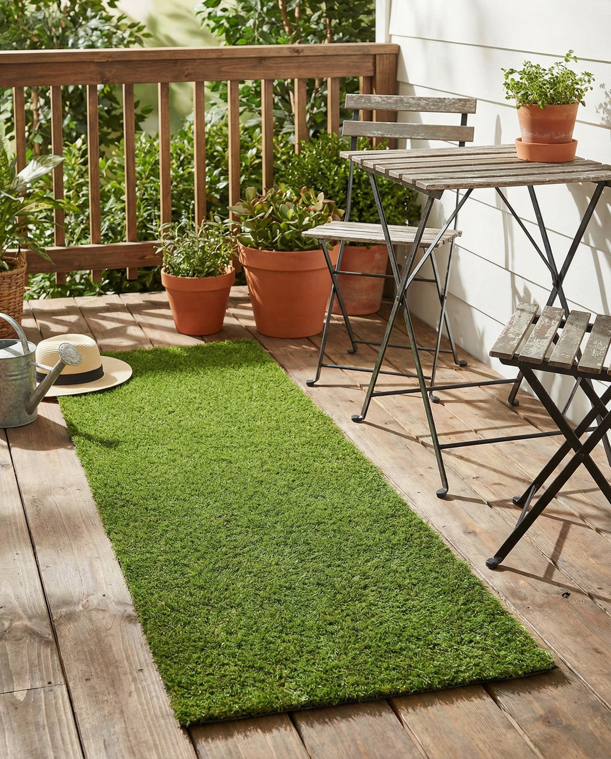 Meadow Retreat Collection Area Rug - Glen Runner Green  lifestyle 144