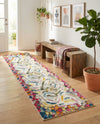 Colorburst Oasis Collection Area Rug -  Calypso Runner Multi  lifestyle 44