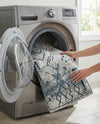 Aegean Elegance Washables Collection Area Rug - Santorini Rectangle Ivory Gray  lifestyle 48