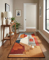 Urban Terrace Collection Area Rug -  Patio Runner Multi  lifestyle 54