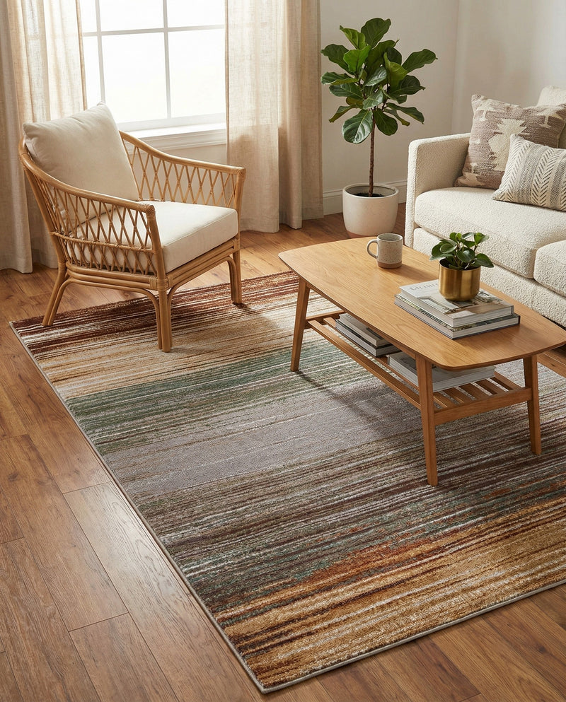 Urban Terrace Collection Area Rug -  Corsica Rectangle Multi  lifestyle 10