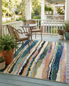 Urban Terrace Collection Area Rug -  Capri Rectangle Multi  lifestyle 3