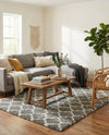Casablanca Comfort Collection Area Rug -  Atlas Rectangle Gray  lifestyle 26