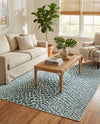 Urban Oasis Rugs Collection Area Rug -  Terrace (Teal) Rectangle Teal  lifestyle 18