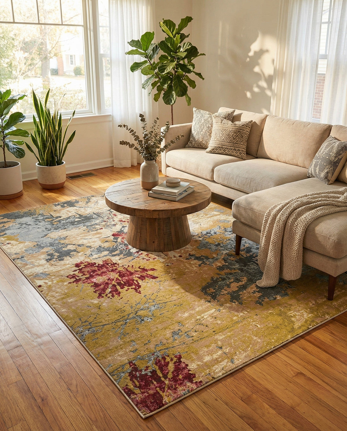 Urban Terrace Collection Area Rug -  Alcove Rectangle Multi  lifestyle 20