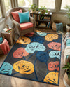 Caribbean Terrace Collection Area Rug -  Grenada Rectangle Charcoal  lifestyle 9