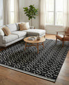Copenhagen Edge Collection Area Rug -  Tivoli Rectangle Black  lifestyle 21