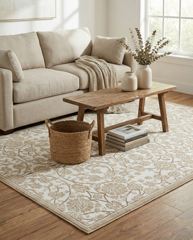 Andes Summit Collection Area Rug -  Chimborazo Rectangle Snow White  lifestyle 16