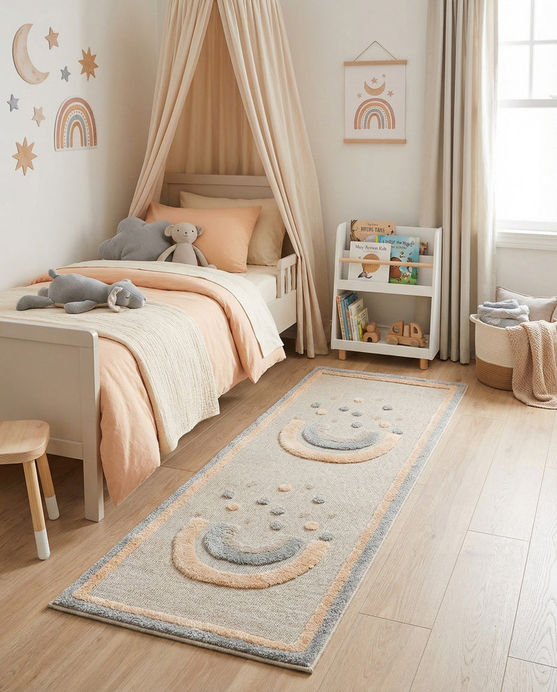 Wonder Tykes Collection Area Rug -  Frolicfield Runner Multi  lifestyle 46